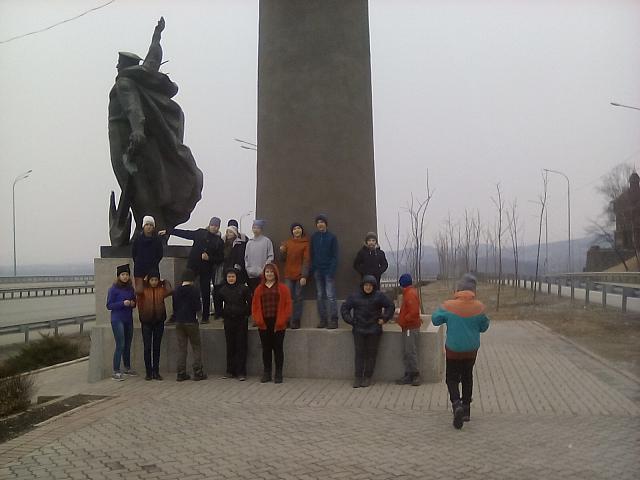 Ростральная колонна. Владивосток.
